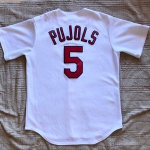 St Louis Cardinals Pujols 5 Majestic Player Jersey